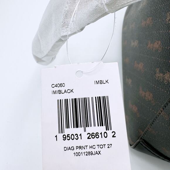 Coach Diagonal Print Horse and Carriage Tote 27 - Picture 9 of 9